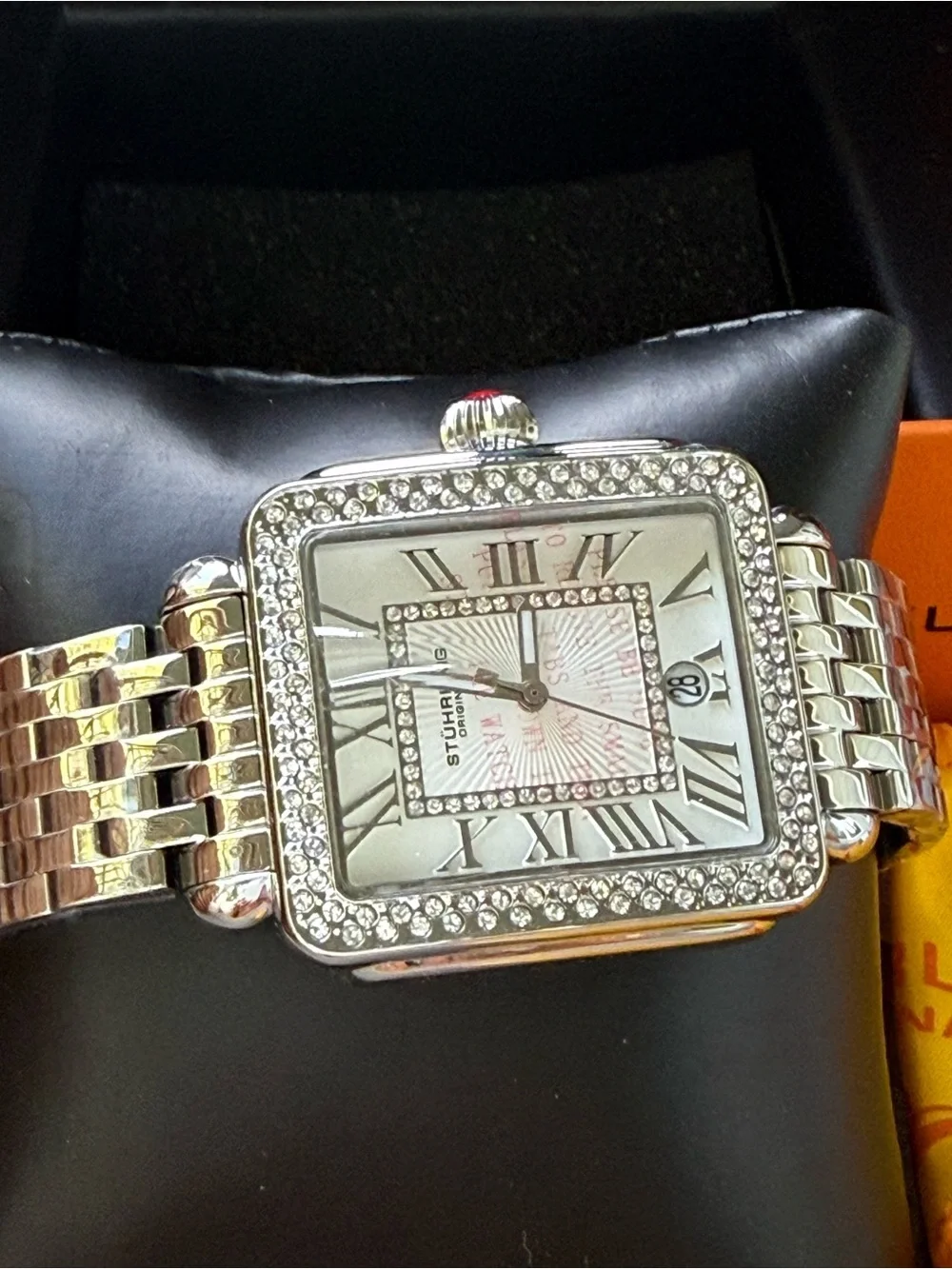 Stuhrling Vivre Luxe 34mm Rectangular Ladies Quartz Watch